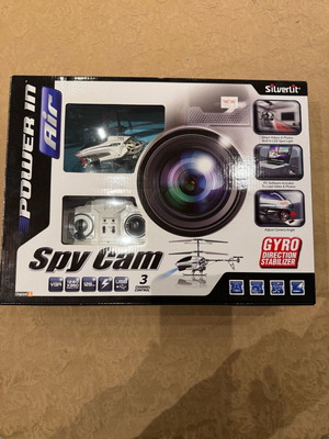 Silverlit Power in Air Spy Cam helicopter like new with camera