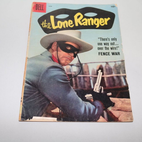The Lone Ranger #120 comic book used, Dell Comics June 1958