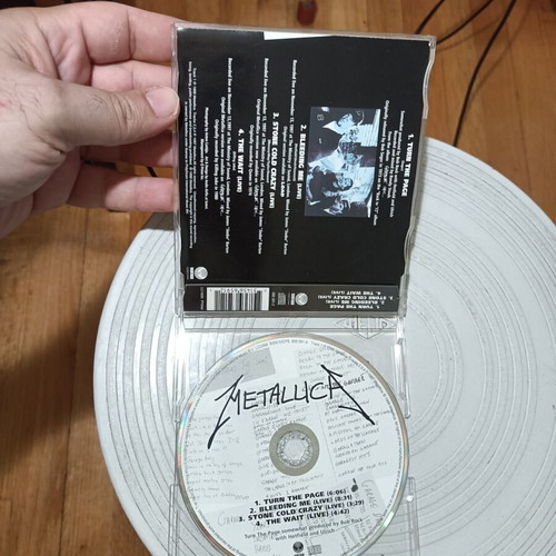 Metallica Turn The Page CD single, heavy metal