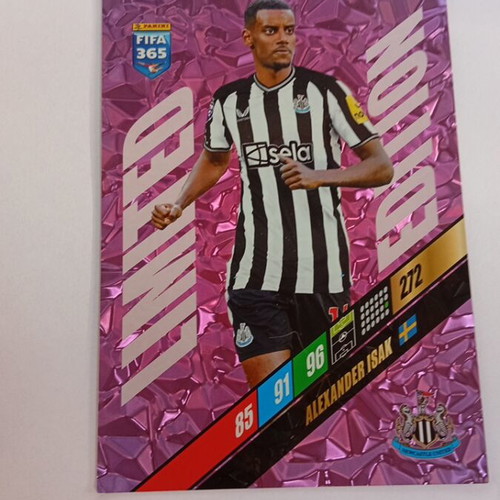 Alexander Isak limited edition card like new Panini
