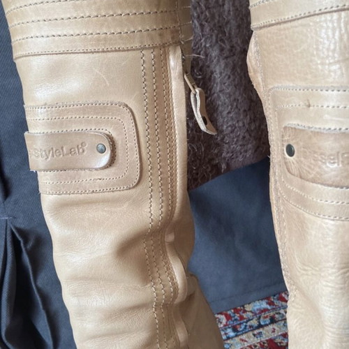 Diesel vintage boots like new, beige, size 38