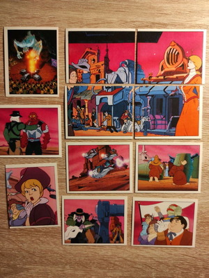 Bravestarr The Bold Sheriff Panini 1987 like new, pack of 35 stickers