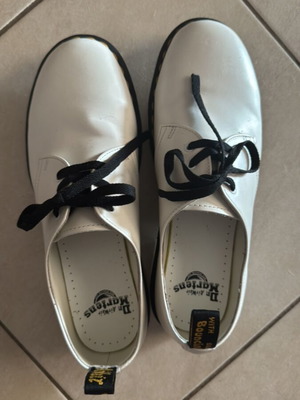 Dr Martens shoes, size 42, white, worn twice