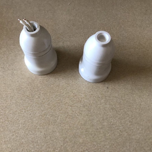 Light bulb sockets used, set of 2