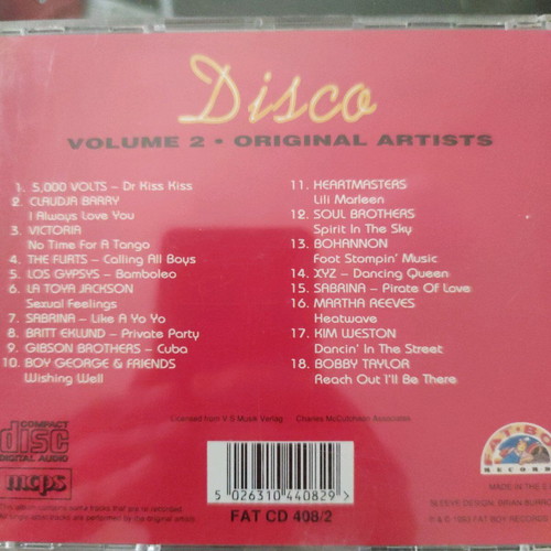 Disco Volume 2 CD used