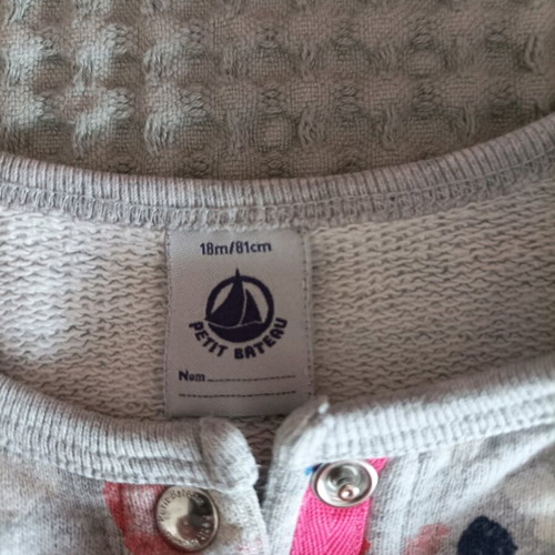 Petit Bateau baby jacket 18 months used