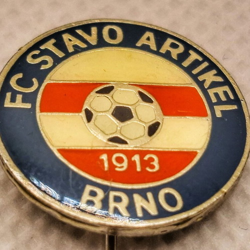 Collectible pin FC Stavo Artikel Brno like new, authentic