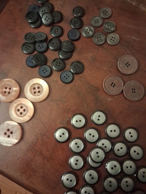 Buttons assorted new