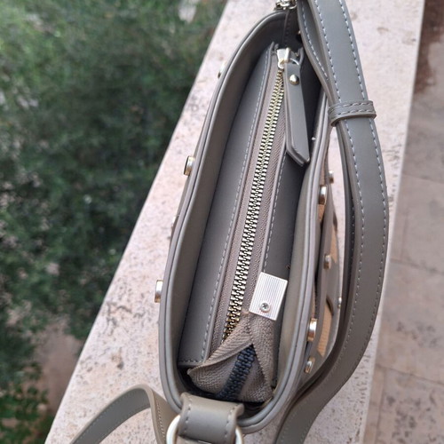 Tamaris crossbody bag, grey and beige