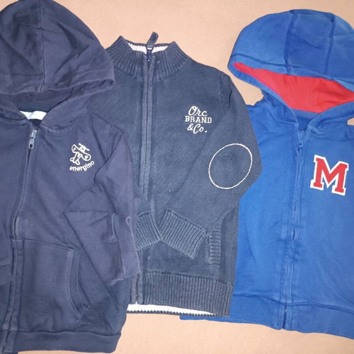 Used jackets pack of 3 pieces various brands up to 92cm