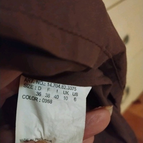 S.Oliver Midi Dress like new chocolate color with textured details
