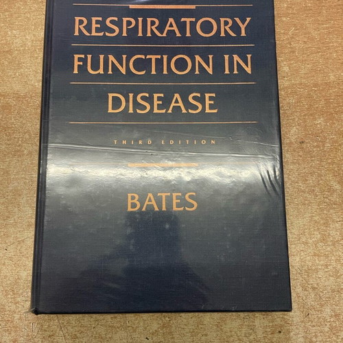 Respiratory Function in Disease 3rd Edition used 1989