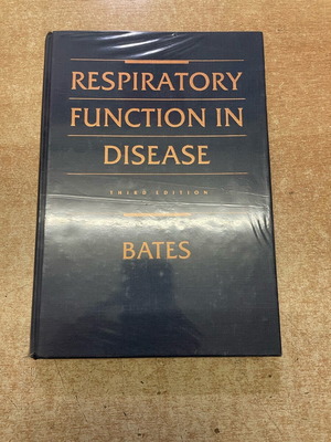 Respiratory Function in Disease 3rd Edition used 1989