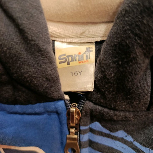 Sprint fleece vest like new, blue, thick and warm