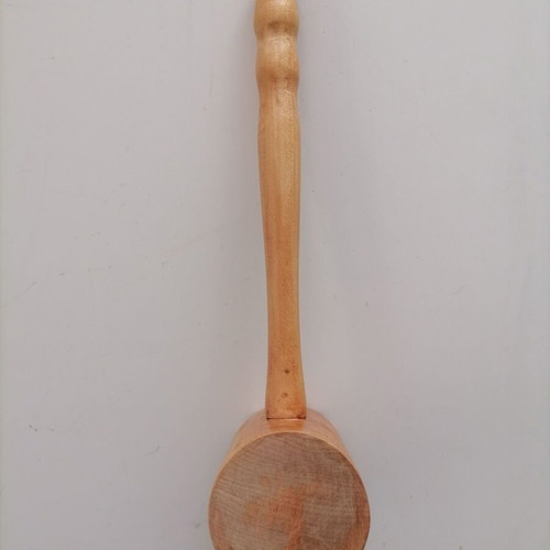 Wooden meat mallet like new with two heads
