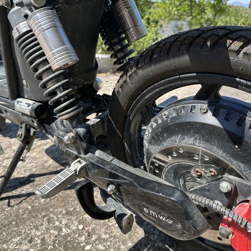 Electric scooter EMW 1000w used with top case