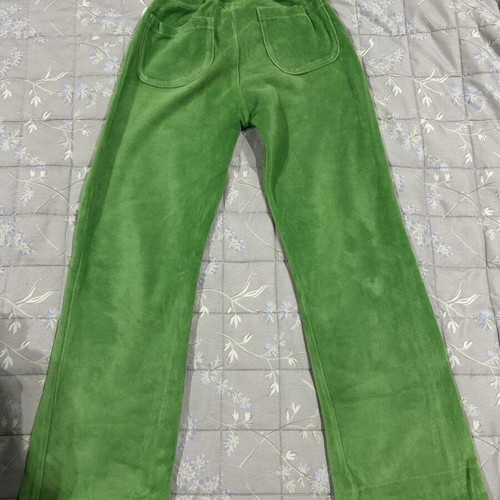 SugarFree girls' sweatpants used, size 128 cm, green