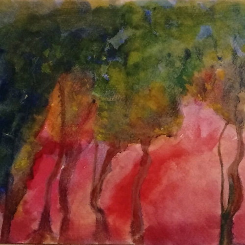 Watercolor on A4 paper new