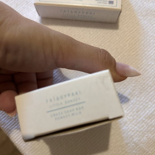 Collectible soaps with donkey milk, organic, Greek brand
