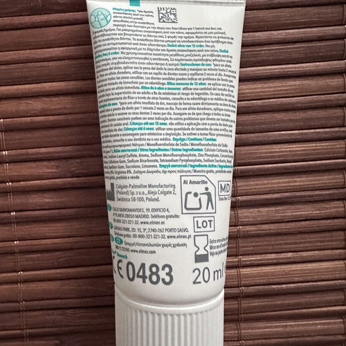 Elmex toothpaste pack of three sealed