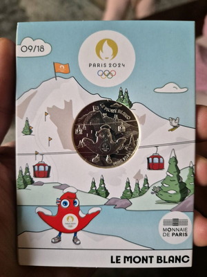 Silver coin 10€ new, Paris 2024 Olympic Games