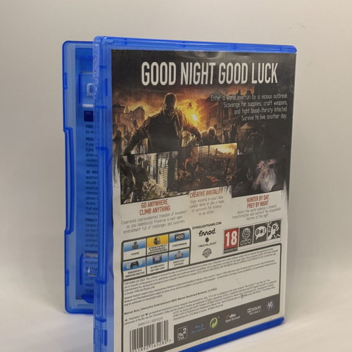 Dying Light PS4 used action adventure game