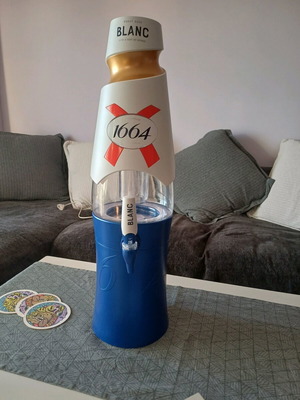 Collectible beer dispenser with internal LED lighting new