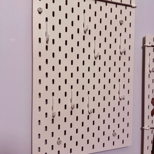 IKEA perforated board like new with hooks