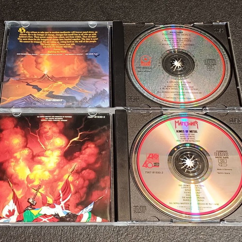 Manowar Complete Discography 11 CDs Used, Heavy Metal