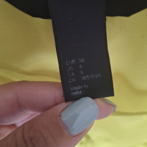 H&M kimono size 36, excellent condition, yellow