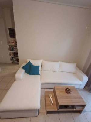 Yvoni white corner sofa, reversible, removable fabric