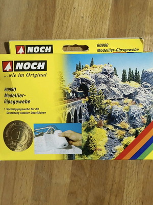 Noch modeling gauze like new, pack with 2 rolls 200x10 cm