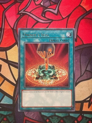 Owner's Seal Yu-Gi-Oh Spell Card new, LODT-EN091