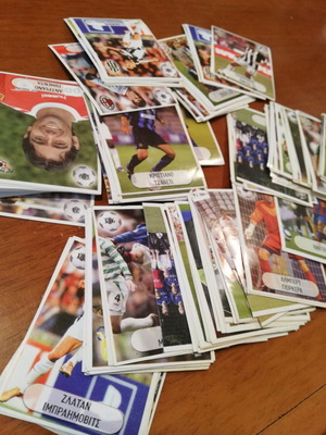 Αυτοκόλλητα ελληνικά 00's μεταχειρισμένα, λοτ 170 τεμάχια