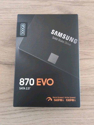 Samsung 870 EVO 500GB SSD new in sealed box