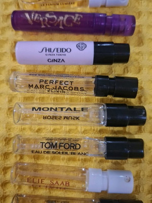 Perfume samples used, pack of 13, authentic eau de parfum testers 2 ml