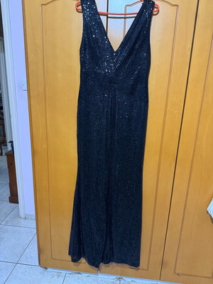 Long Palette Dress new, black, size XL