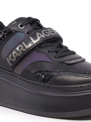 Karl Lagerfeld Anakapri women's sneakers black leather like new