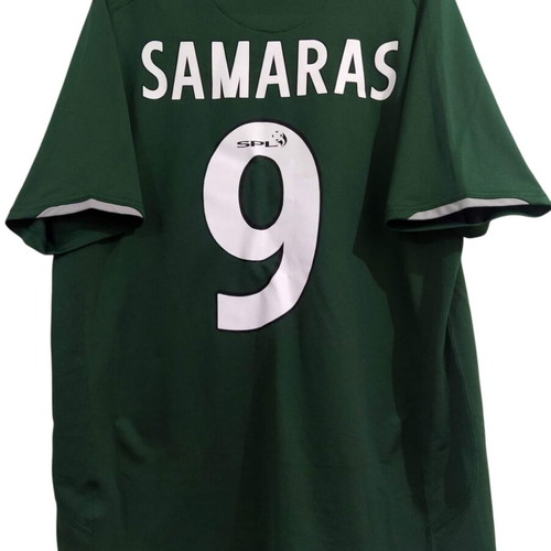 Samaras Celtic Nike Large Jersey 2007-2008 Authentic