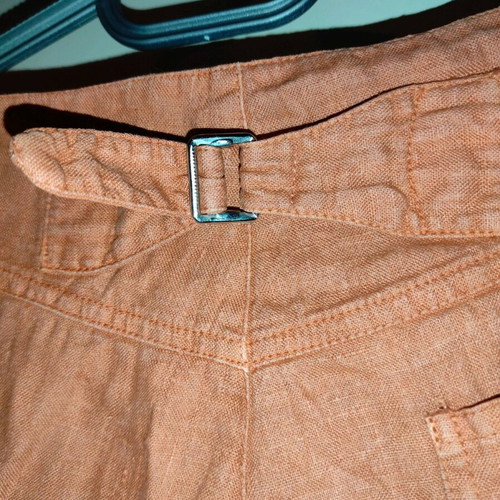 Fabric pants zip culotte style Madlen like new, coral size M