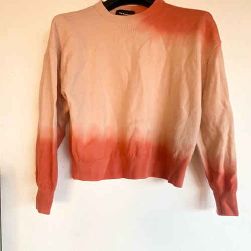 The Kooples Tie Dye Pullover like new, beige and peach orange, XS/S