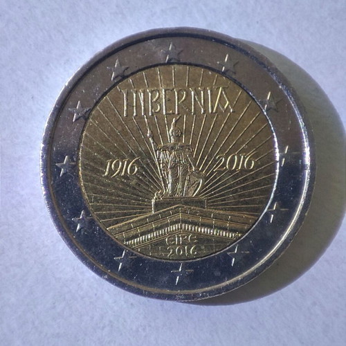 2 Euro Coin like new, Centenary of the Easter Rising 1916-2016