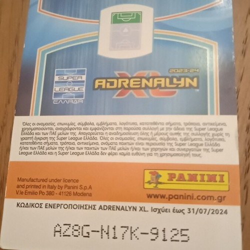 Levi Garcia Tol player cards like new, set of 2