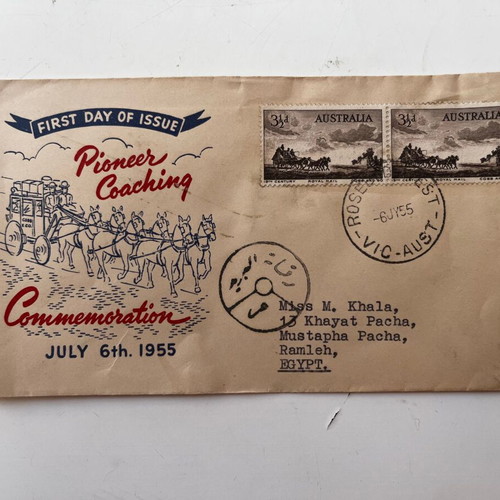Australia First Day Covers 1955 used