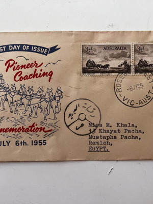 Australia First Day Covers 1955 used