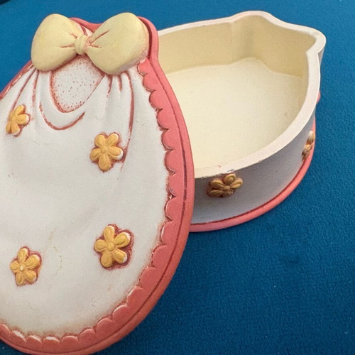 Jewelry boxes like new, baby clothes and shoe design, set of 3