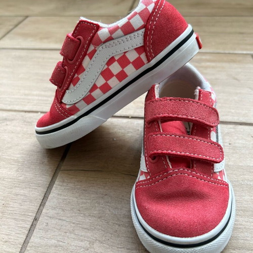 Vans Old Skool kids sneakers size 23 pink like new