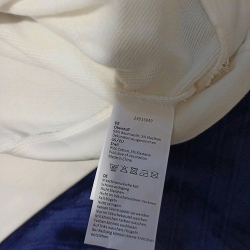 MyMo Crop Hoodie White New, Size XXL