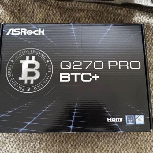 Asrock Q270 Pro BTC+ New motherboard for Intel 6th and 7th generation