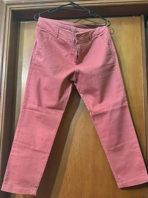 Women's Chino Pants United Colors of Benetton like new, coral